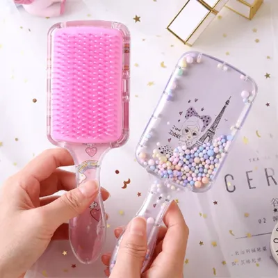 Cute Cartoon Colorful Hair Comb Brush (1 pc)